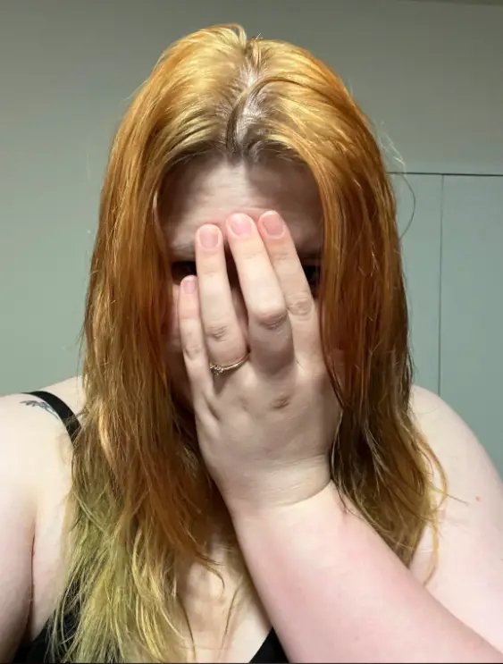 Previously colored hair